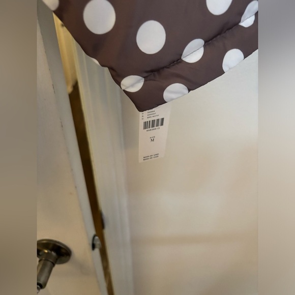 Noize Faika Polka Dot Oversized Short Length Puffer Coat Jacket - Picture 10 of 11